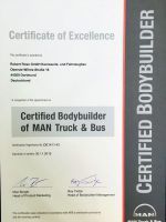 Fahrzeugbau Robert Rose GmbH ist Certified Bodybuilder of MAN Truck & Bus