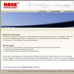 Alte Website der Robert Rose GmbH Fahrzeugbau aus Dortmund